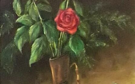 Rose in vaso